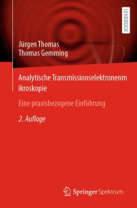 Omslagafbeelding: Analytische Transmissionselektronenmikroskopie 2nd edition 9783662667224