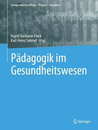 Imagen de portada: Pädagogik im Gesundheitswesen 9783662668313