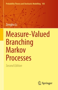 Cover image: Measure-Valued Branching Markov Processes 2nd edition 9783662669099