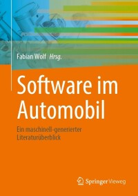 Cover image: Software im Automobil 9783662671559