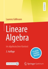 Cover image: Lineare Algebra 3rd edition 9783662671733