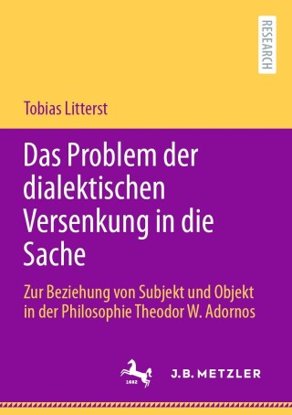 Cover image: Das Problem der dialektischen Versenkung in die Sache 9783662672020