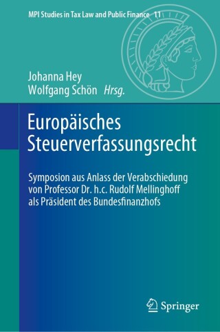 Cover image: Europäisches Steuerverfassungsrecht 9783662674734