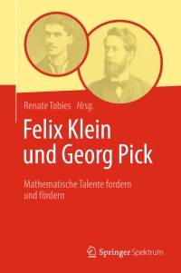 Cover image: Felix Klein und Georg Pick 9783662675441