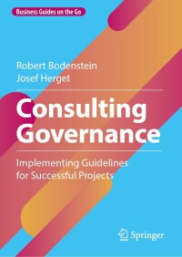 Cover image: Consulting Governance 9783662679456