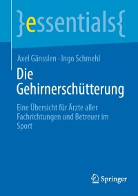 Imagen de portada: Die Gehirnerschütterung 9783662680032