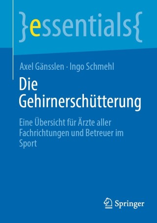 Imagen de portada: Die Gehirnerschütterung 9783662680032