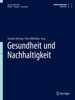 Cover image: Gesundheit und Nachhaltigkeit 9783662682777
