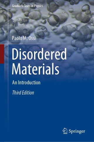 Cover image: Disordered Materials 3rd edition 9783662684269