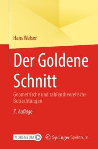 Immagine di copertina: Der Goldene Schnitt 7th edition 9783662685563