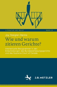 Titelbild: Wie und warum zitieren Gerichte? 9783662685761