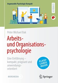 Cover image: Arbeits- und Organisationspsychologie 9783662685969