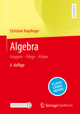 表紙画像: Algebra 6th edition 9783662686553