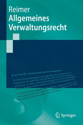 Cover image: Allgemeines Verwaltungsrecht 9783662690604