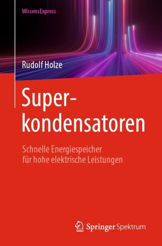 Cover image: Superkondensatoren 9783662691281