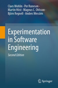 Cover image: Experimentation in Software Engineering 2nd edition 9783662693056