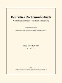 صورة الغلاف: Deutsches Rechtswörterbuch 9783662693773