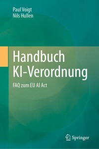 Cover image: Handbuch KI-Verordnung 9783662695708