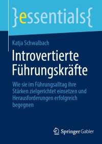 Imagen de portada: Introvertierte Führungskräfte 9783662696590