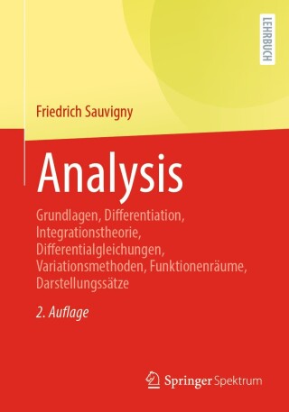 Imagen de portada: Analysis 2nd edition 9783662698648