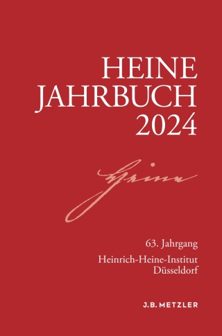 Imagen de portada: Heine-Jahrbuch 2024 9783662701683