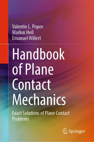 Imagen de portada: Handbook of Plane Contact Mechanics 9783662701720