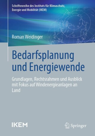 Cover image: Bedarfsplanung und Energiewende 9783662701829