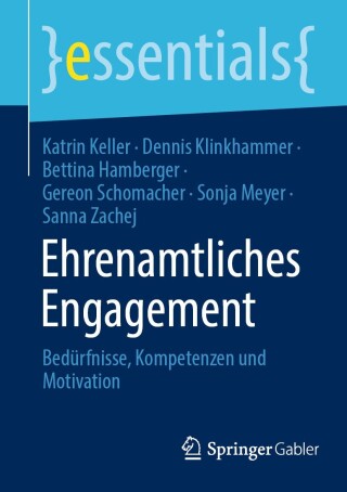 Cover image: Ehrenamtliches Engagement 9783662702048