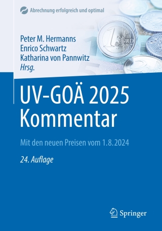 Imagen de portada: UV-GOÄ 2025 Kommentar 24th edition 9783662703014