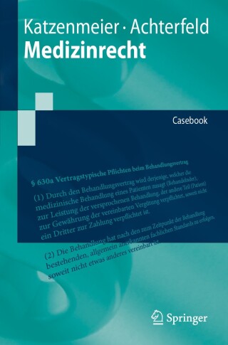 Cover image: Medizinrecht 9783662706619