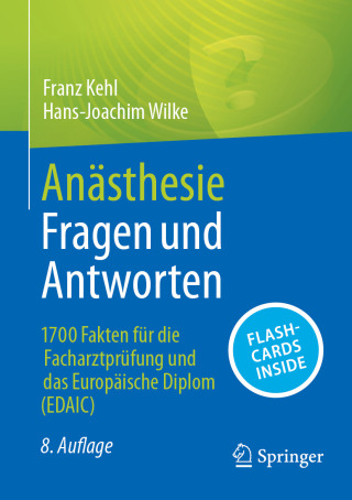 Cover image: Anästhesie Fragen und Antworten 8th edition 9783662710845