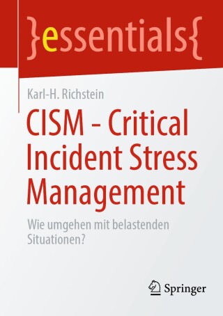 Cover image: CISM - Critical Incident Stress Management 9783662711576