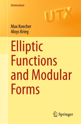 Cover image: Elliptic Functions and Modular Forms 9783662712238