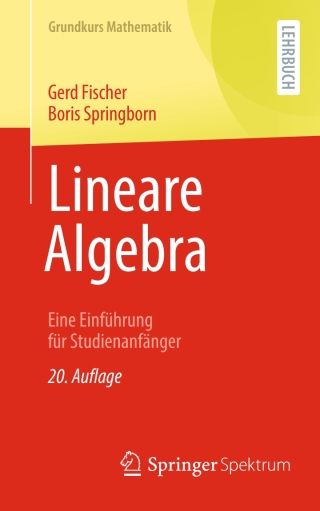 Imagen de portada: Lineare Algebra 20th edition 9783662712603