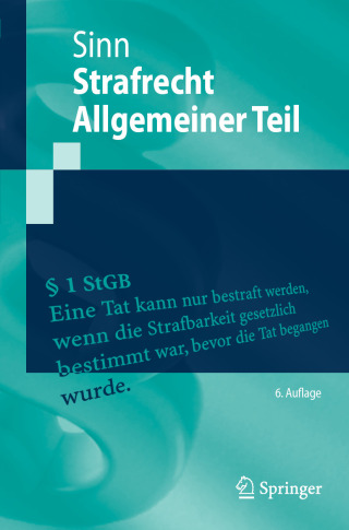 Imagen de portada: Strafrecht Allgemeiner Teil 6th edition 9783662715550