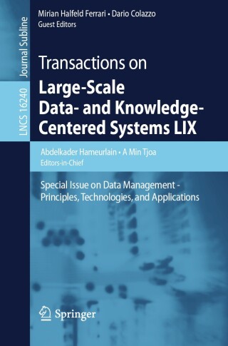 Cover image: Transactions on Large-Scale Data- and Knowledge-Centered Systems LIX 9783662724484
