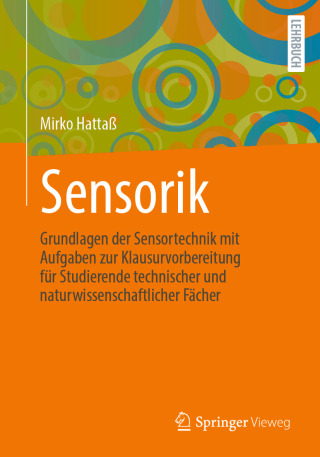 Imagen de portada: Sensorik 9783662738443
