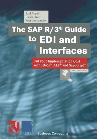 Cover image: The SAP R/3® Guide to EDI and Interfaces 9783528057299