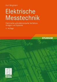 Imagen de portada: Elektrische Meßtechnik 6th edition 9783528540807