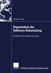 Imagen de portada: Organisation der Software-Entwicklung 9783824481132