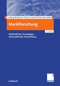Cover image: Marktforschung 10th edition 9783409169820
