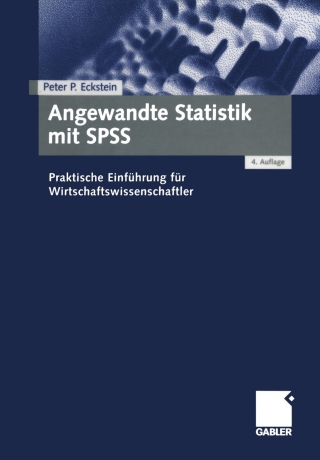 Imagen de portada: Angewandte Statistik mit SPSS 4th edition 9783409422321
