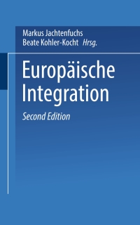 Cover image: Europäische Integration 2nd edition 9783810038456