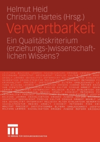 Cover image: Verwertbarkeit 1st edition 9783810038487