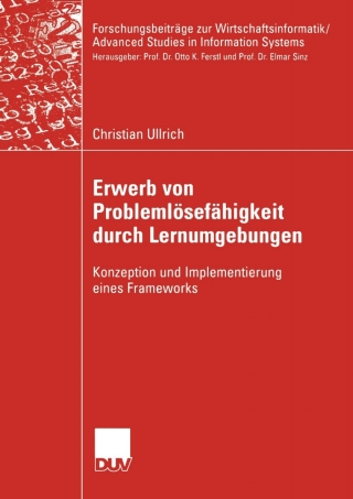 Cover image: Erwerb von Problemlösefähigkeit durch Lernumgebungen 9783835000162