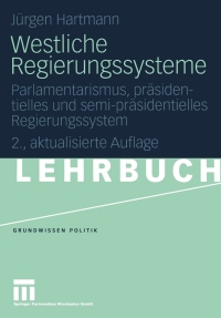 表紙画像: Westliche Regierungssysteme 2nd edition 9783531142210