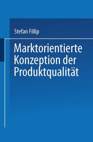 表紙画像: Marktorientierte Konzeption der Produktqualität 9783824465392