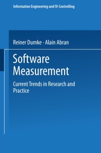 Imagen de portada: Software Measurement 1st edition 9783824468768