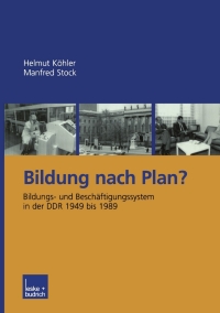 Cover image: Bildung nach Plan? 9783810041487