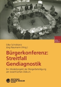 Immagine di copertina: Bürgerkonferenz: Streitfall Gendiagnostik 1st edition 9783810036292